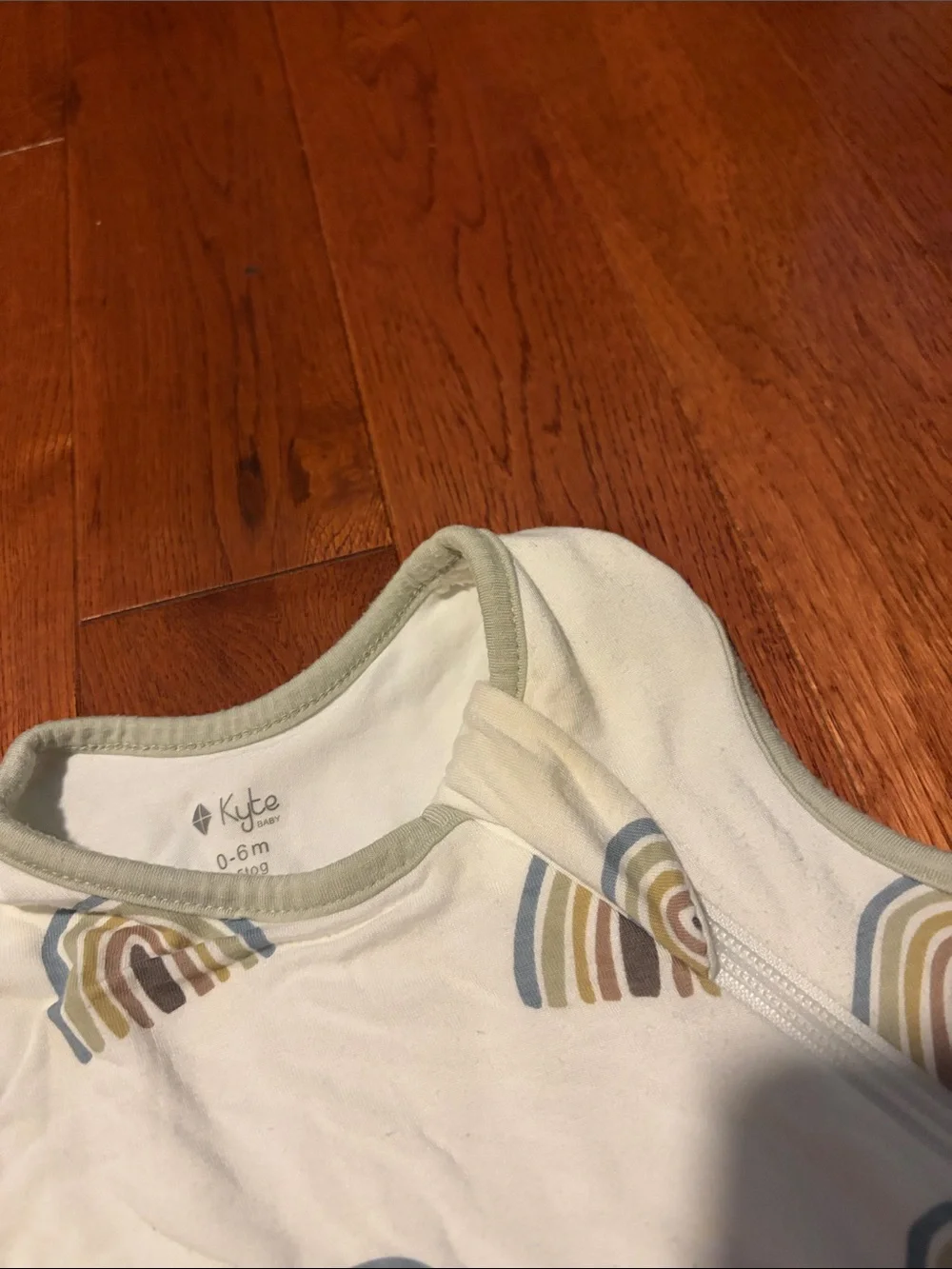 Kyte Baby aloe rainbow sleep bag, 0.5 tog, 0-6 months